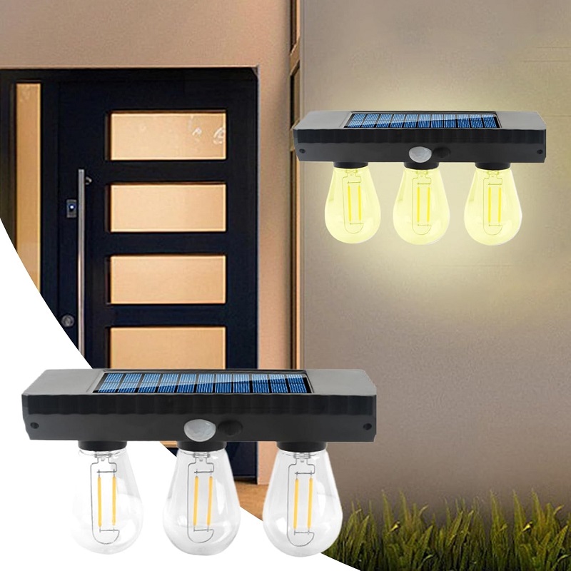 چراغ دیوارکوب خورشیدی سه لامپ مدل YT-819(3W)